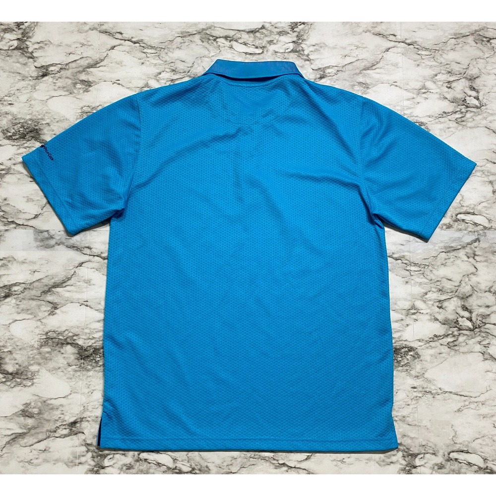 Beverly Hill Polo Club Men's Polo Shirt Size M‎ Blue Short Sleeve Emb Logo - Picture 6 of 9